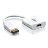 Front view of the DisplayPort to HDMI Converter, emphasizing its capability to support ultra-high resolutions DisplayPort to HDMI Converter with High-Resolution Support