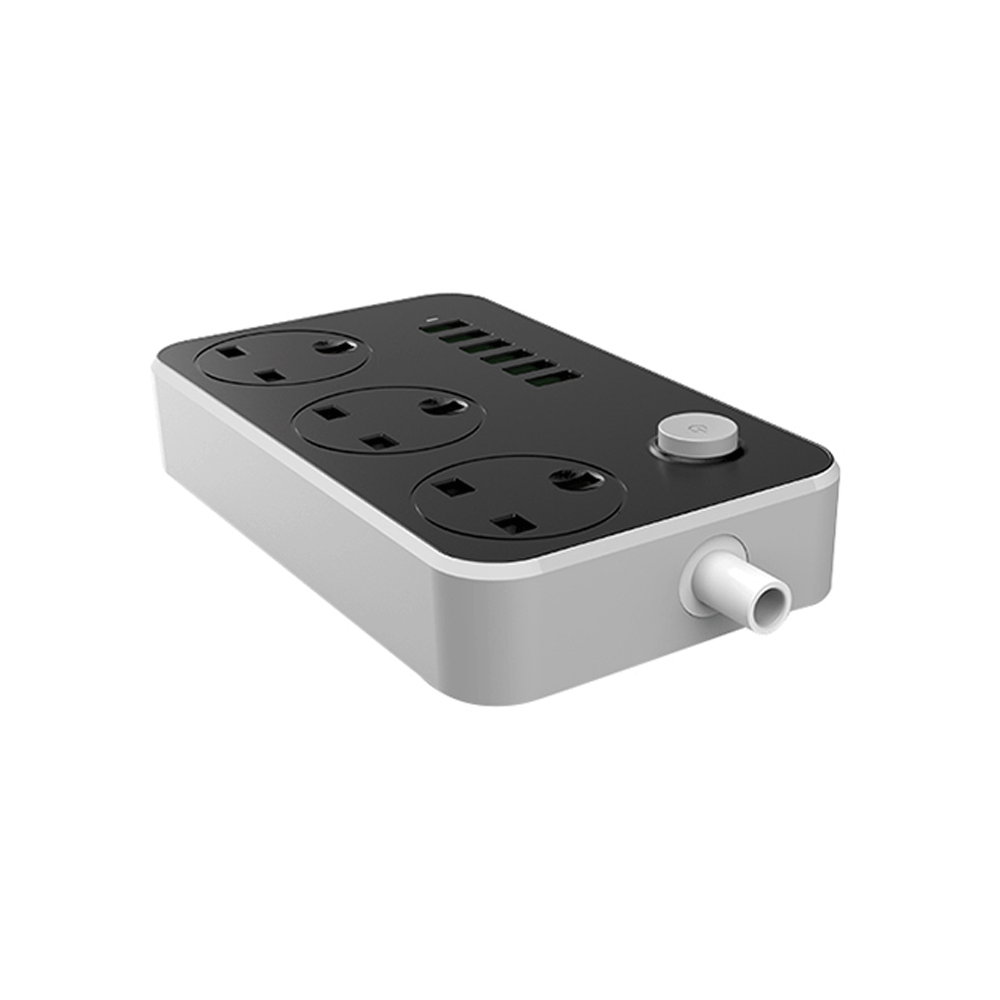 LDNIO SC3604 3 Power Socket + 6 USB Extension Power Cord
